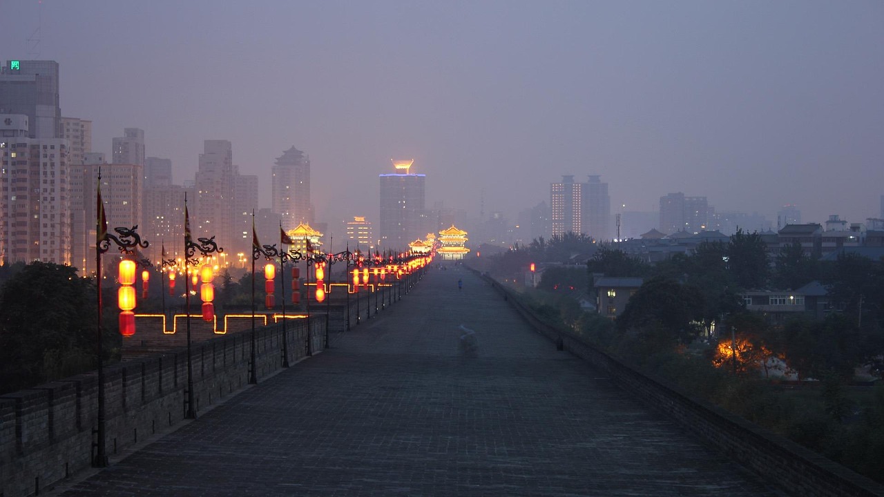 西安市区最新地图概览，古都的现代面貌